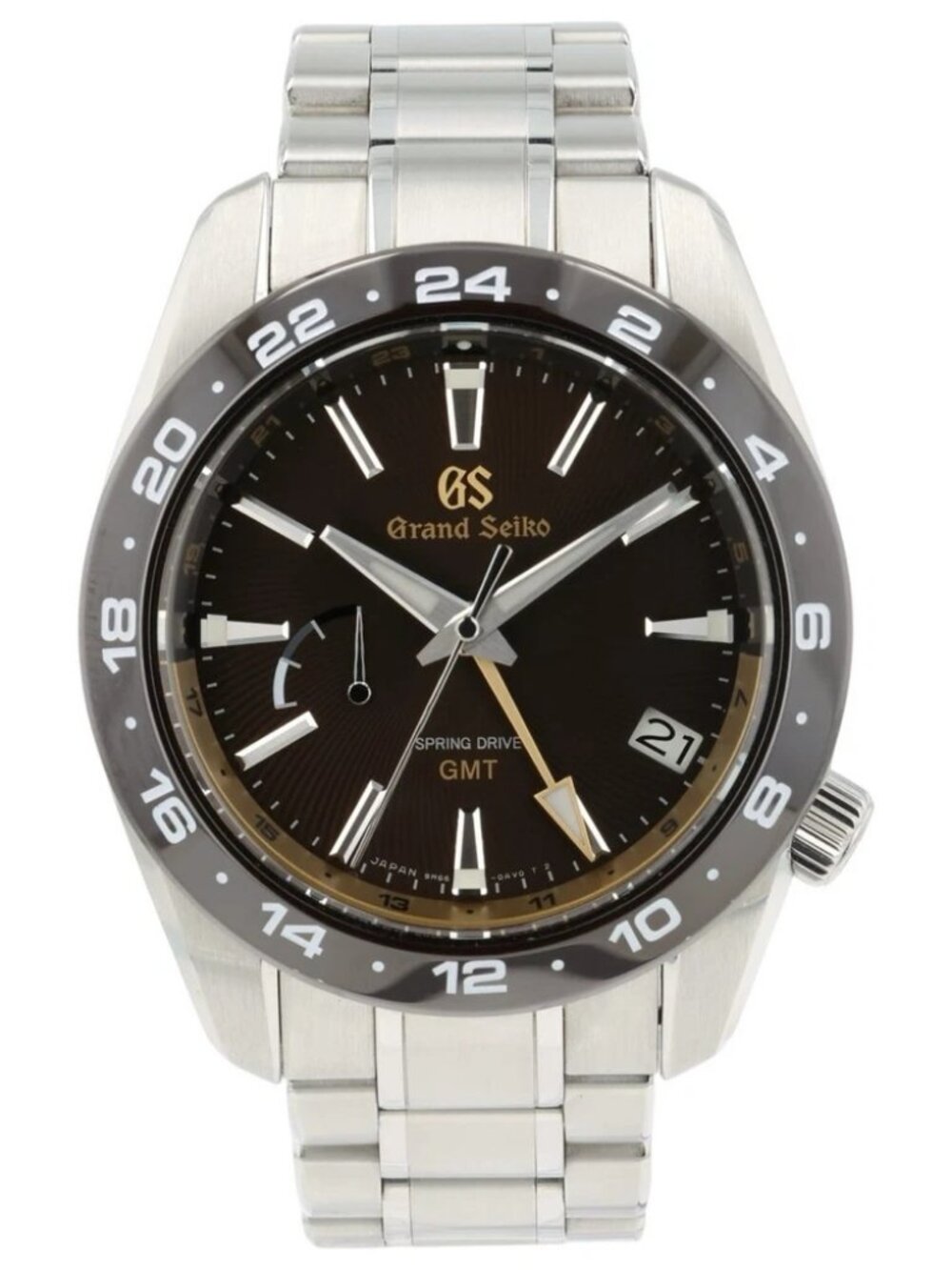 Grand Seiko Eagle Brown Dial Stainless Steel 40.5mm Automatic Mens Watch SBGE263